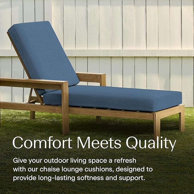 Honeycomb Outdoor Chaise Lounge Cushion