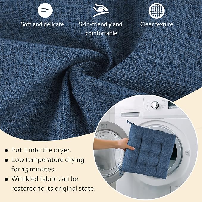 ELFJOY Rocking Chair Cushion Large Rocking Chair Pads