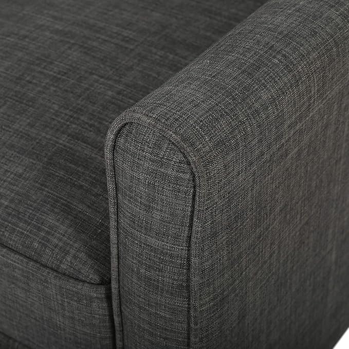Christopher Knight Home Emmie Fabric Recliner, Moss Gray, Dark Brown