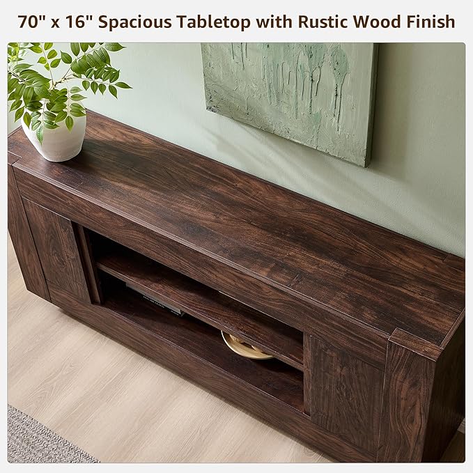 OKD Modern 70" TV Stand, Entertainment Center