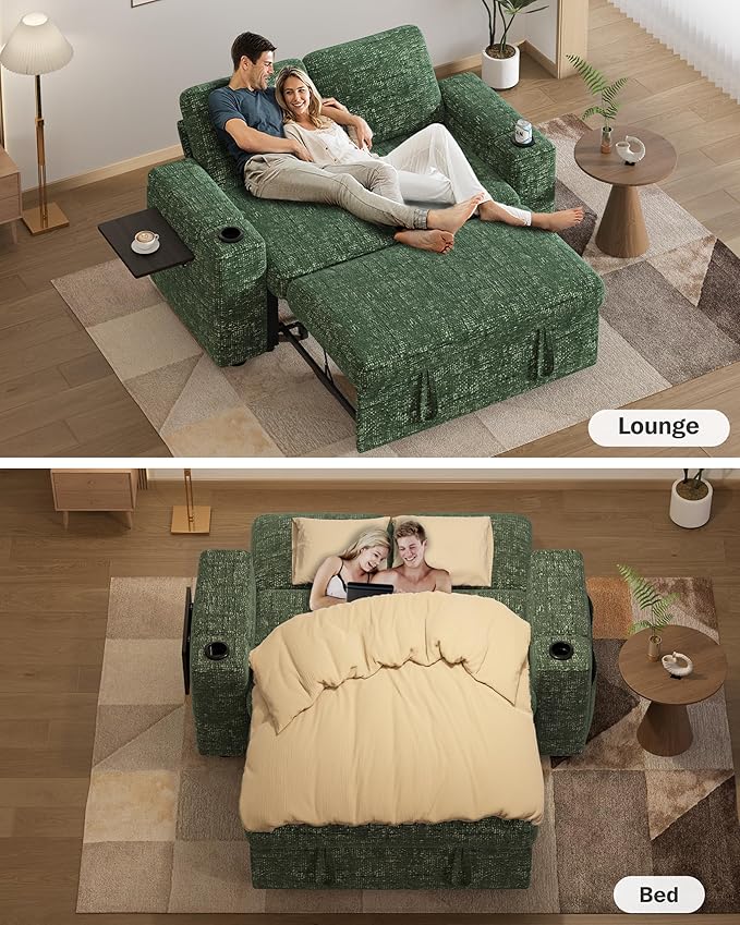 Vipbear 65" Loveseat Sleeper Sofa