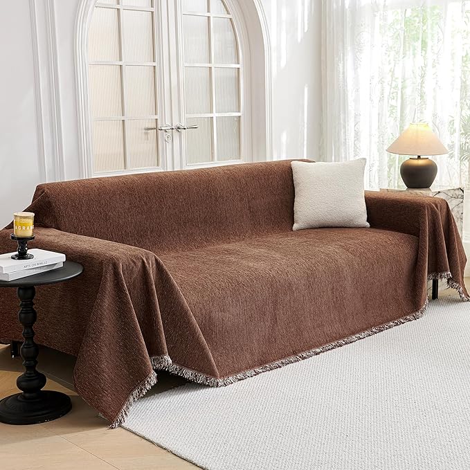 MYSKY HOME Sofa Covers for 2 Cushion Dogs