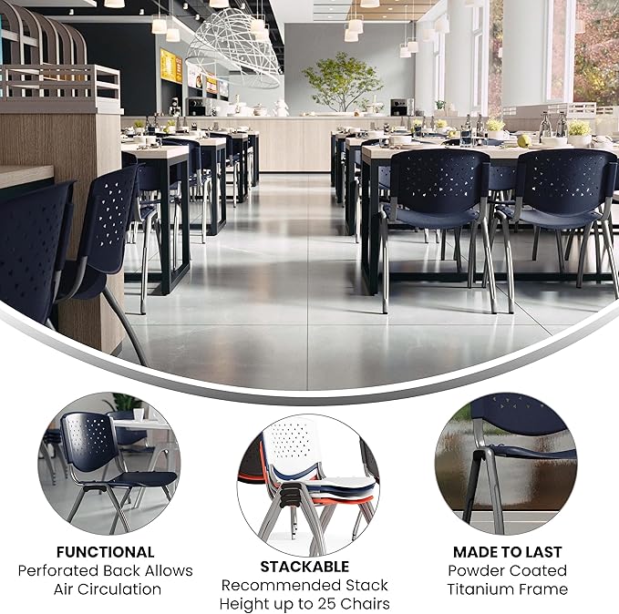 Flash Furniture Hercules Series Plastic Contoured Lobby Chairs