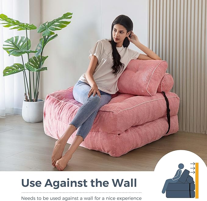 MAXYOYO Folding Sofa Bed, Convertible Sleeper Chair