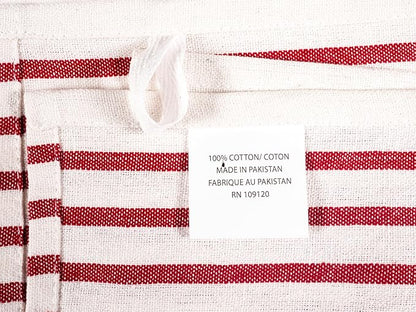 KAF Home Assorted Flat Kitchen Towels |100% Cotton