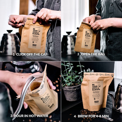 Original Gourmet Coffee Gift Set for Men & Women - 14 World's Finest Single Origin Specialty & Organic Coffees in Innovative Brewers | Sampler Box for Coffee Lover to Brew & Enjoy Anytime, Anywhere