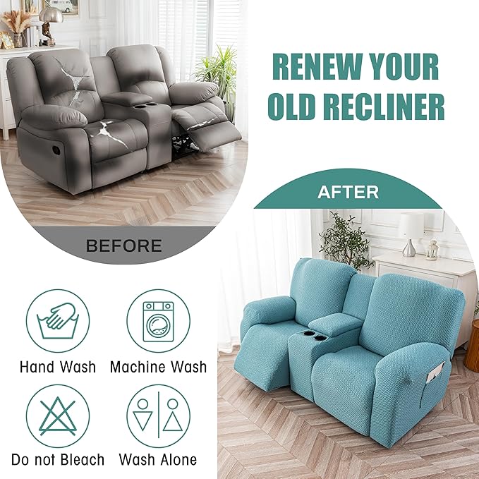 Genina Recliner Loveseat Covers