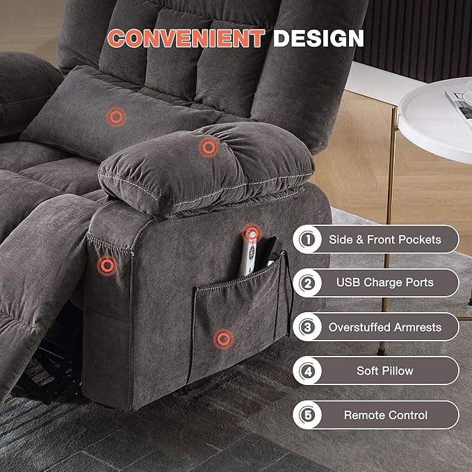 MAHOMICO Power Lift Recliner Chair
