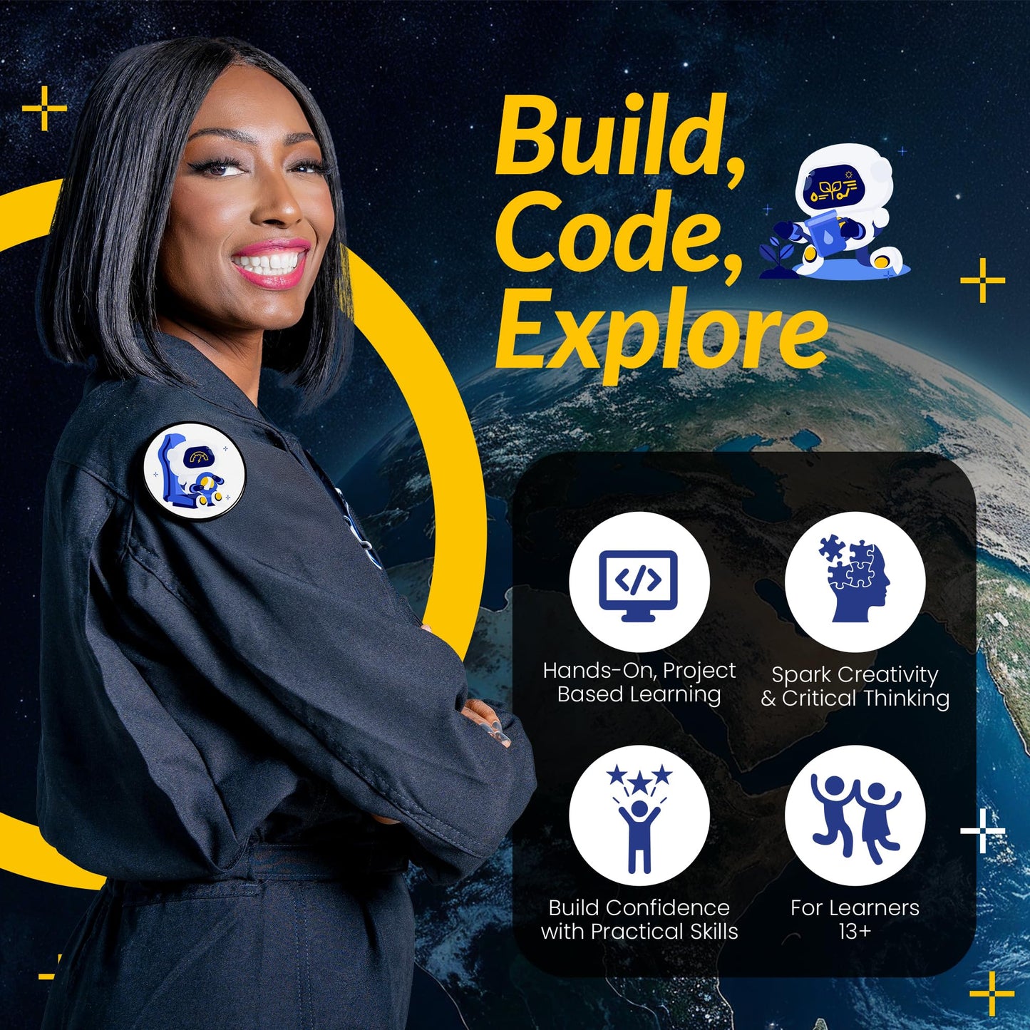 LINGO STEM Coding Kit - Build & Code Your Own Backup Sensor for Car - Learn Coding with Step-by-Step Guides - STEM Projects for Ages 13+ Years for Birthdays & Holidays