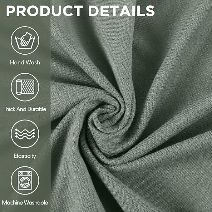 Peryiter 3 Pcs Couch and Loveseat Covers Set Sofa Cover