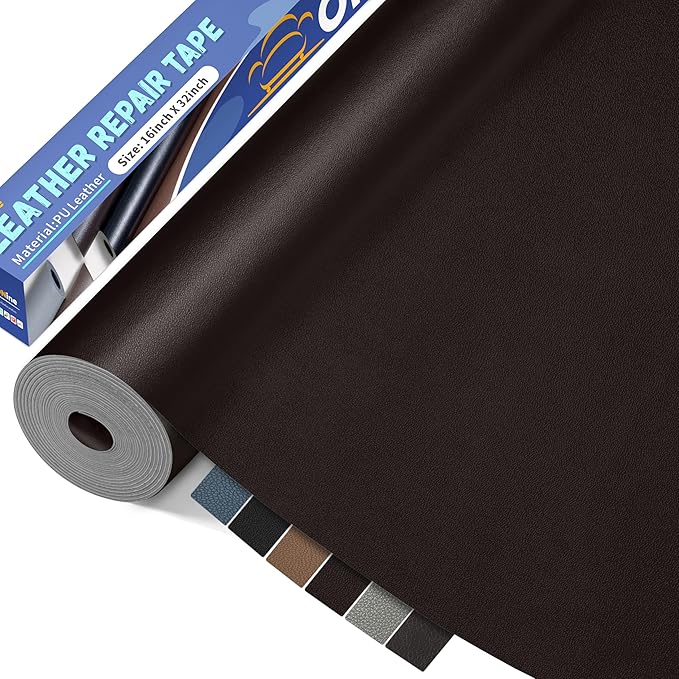 ONine Leather Repair Patch, Self-Adhesive Couch Patch, Car Seats Backpack