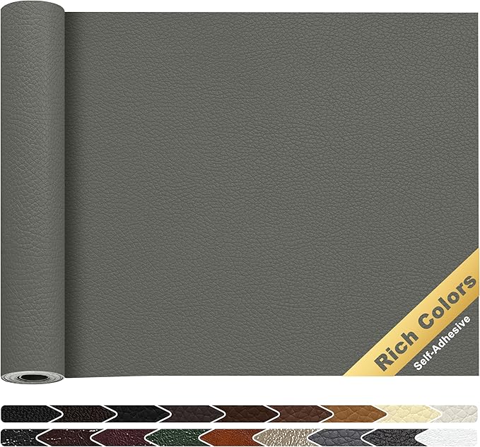 KING MOUNTAIN Leather Repair Tape, 16 x 60 Inches, Self-Adhesive, Waterproof