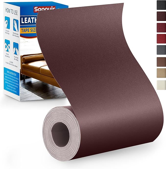 Leather Repair Patch Tape Kit, Vinyl Leather Repair Kit