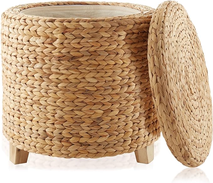 Casafield 17" Round Storage Ottoman