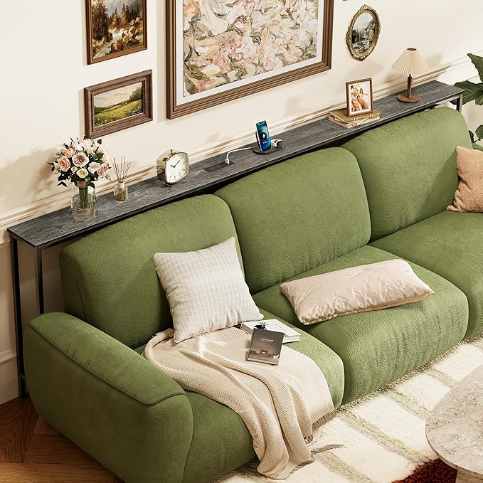 SUPERJARE 102.4 Inch Sofa Table