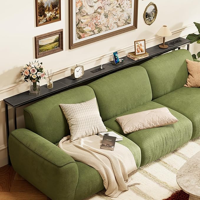 SUPERJARE 102.4 Inch Sofa Table