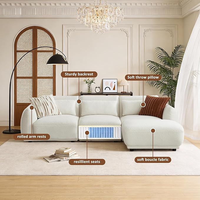 L Shaped Modular Sectional Couch