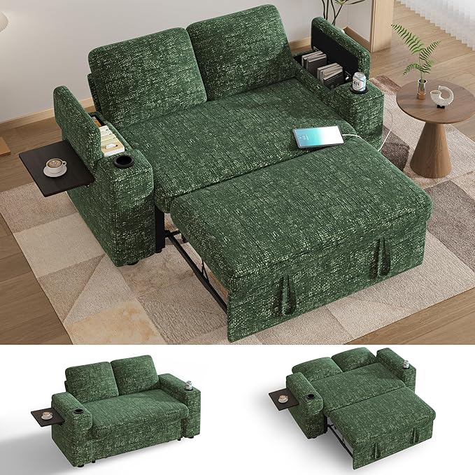 Vipbear 65" Loveseat Sleeper Sofa