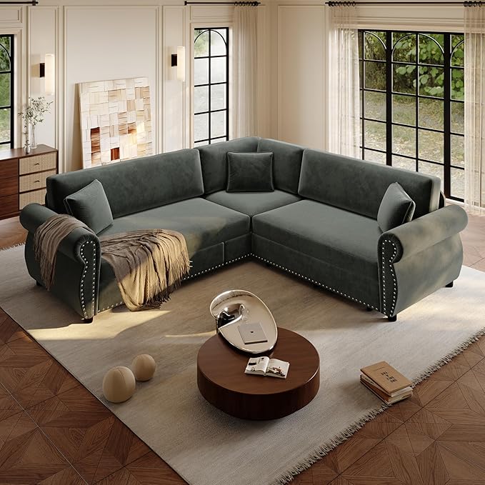 88.2" Sectional Sleeper Sofa