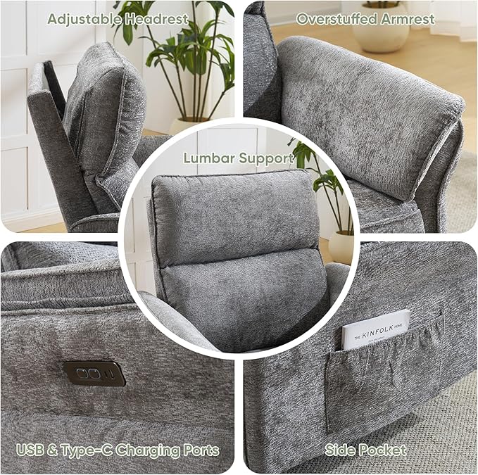 Power Swivel Rocker Recliner, Glider Recliner Nursery Chair