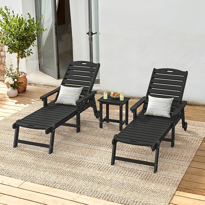 LUE BONA Outdoor Lounge Chair Set
