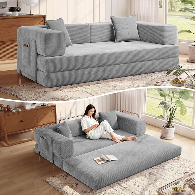 MoonSpeak 78.8''Sleeper Couch Bed
