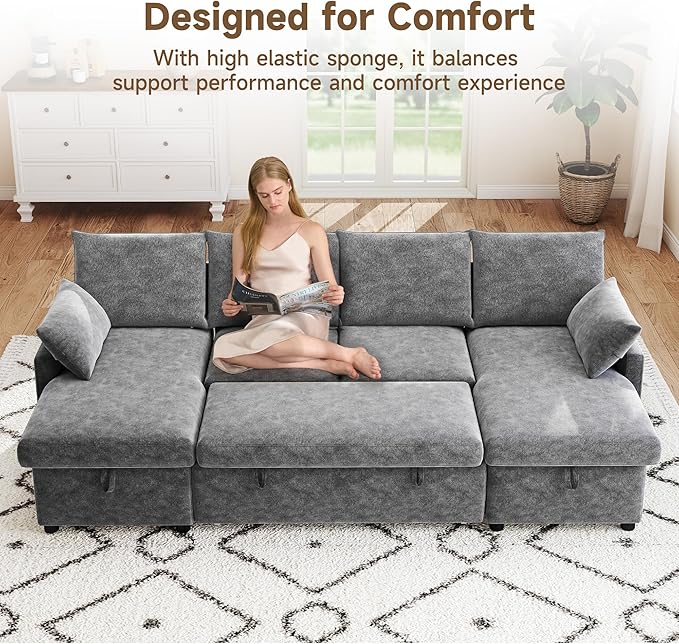 Sofa Bed, Apartment and Hotel, Dark Gray
