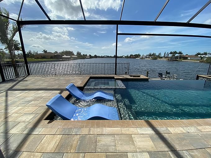 Aqua Outdoors - in-Pool Chaise Lounger - Pool & Sun Shelf Lounge Chair -