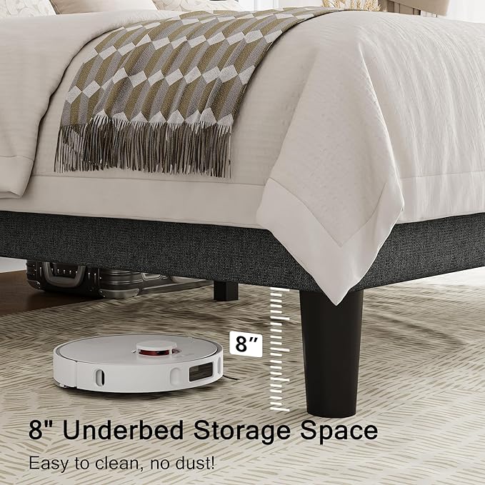 Einhomn Queen Size Platform Bed Frame