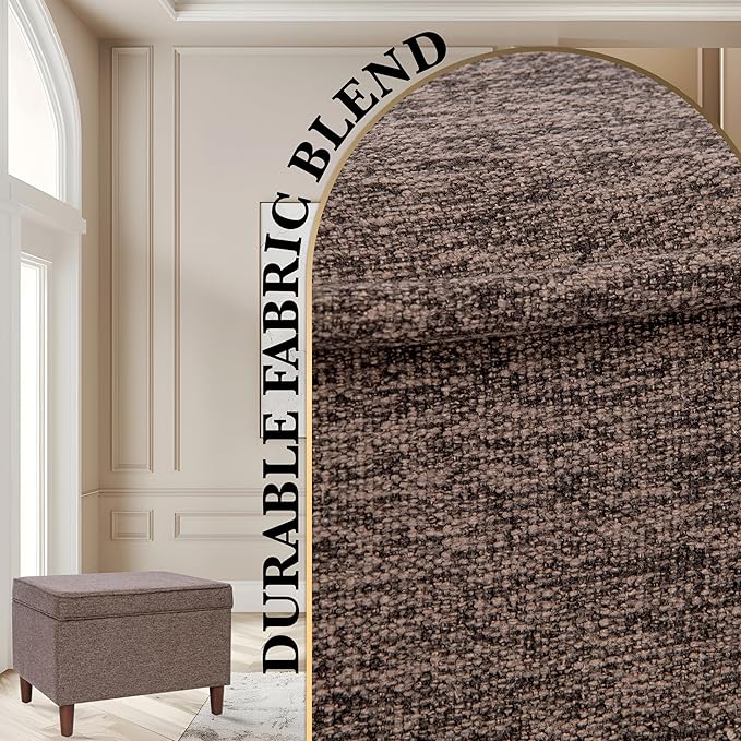 HomePop Home Decor | Dinah Collection Modern Storage Ottoman | Ottoman