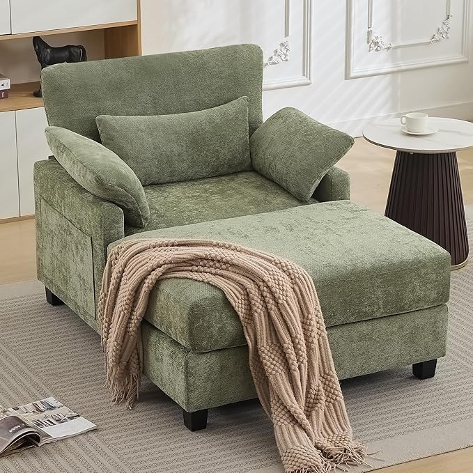 WUTUTUEE 57.5" Oversized Chaise Lounge