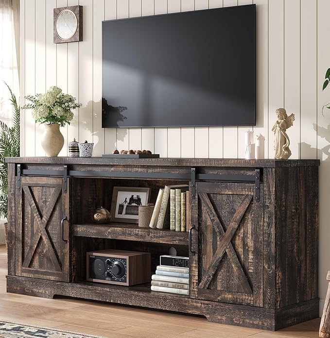 AMERLIFE 66" Farmhouse TV Stand