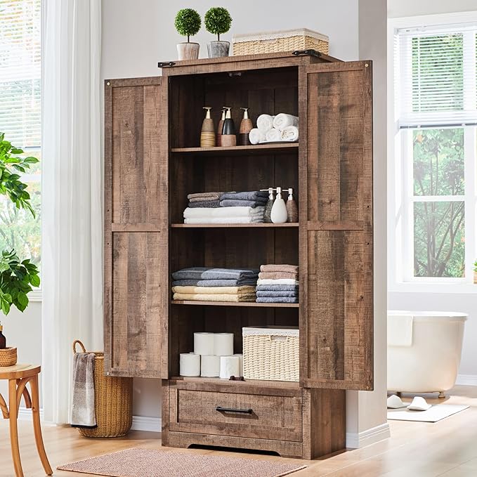 Farmhouse Kitchen Pantry Cabinet