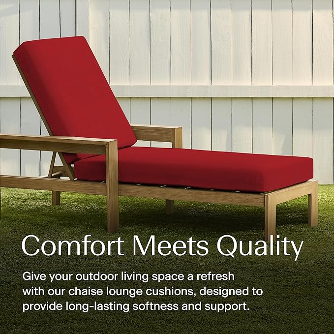 Honeycomb Outdoor Chaise Lounge Cushion