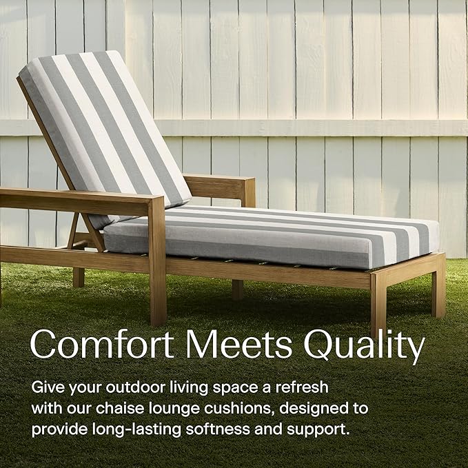 Honeycomb Outdoor Chaise Lounge Cushion