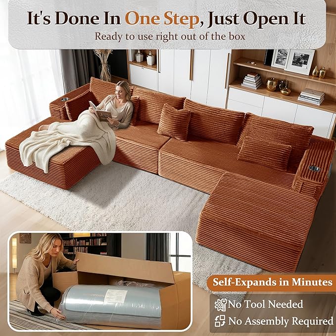 30" Cloud Sectional Couch Single Seat