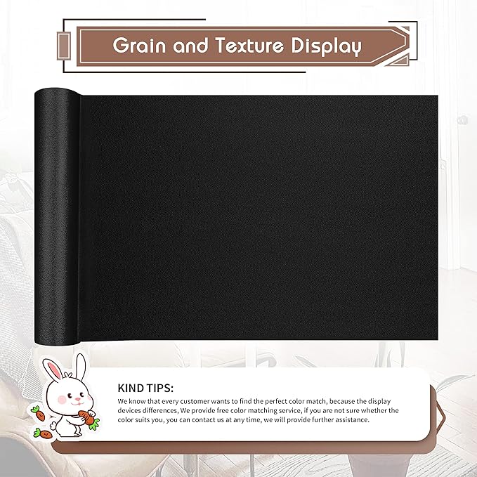 KING MOUNTAIN Leather Repair Patch, 16 x 60 Inches Self-Adhesive Repair Tape