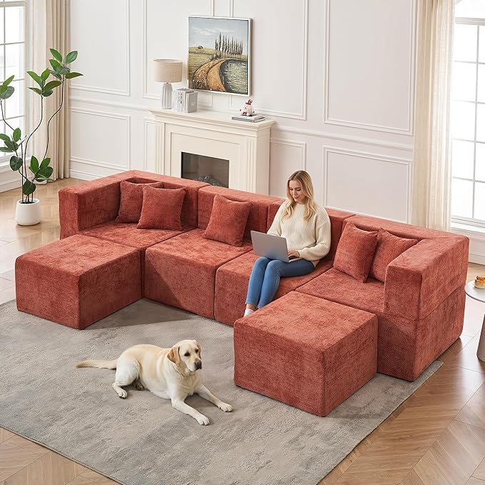 MONVANE Modular Sectional Cloud Couch