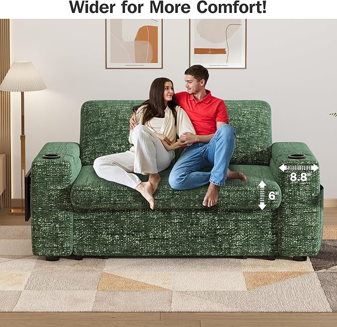 Vipbear 65" Loveseat Sleeper Sofa