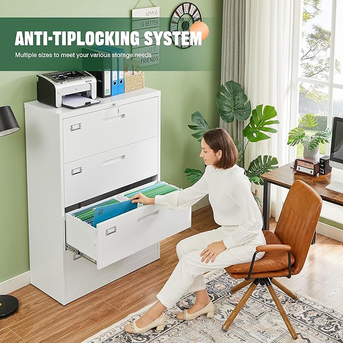 Letaya 4 Drawer File Cabinet
