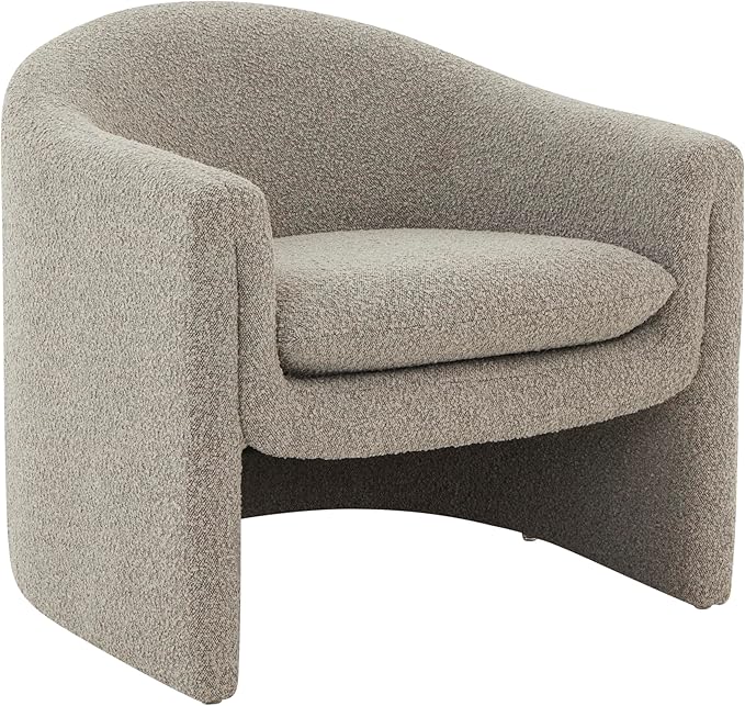 SAFAVIEH Couture Collection Laylette Light Grey Boucle Accent Chair