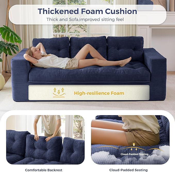 MAXYOYO 79" Loveseat Sofa Couch