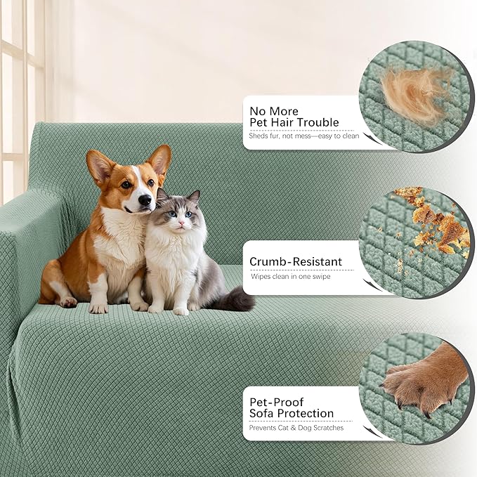 Arfntevss Stretch Sectional Couch Covers L Shaped Corner Sectional Sofa Cover