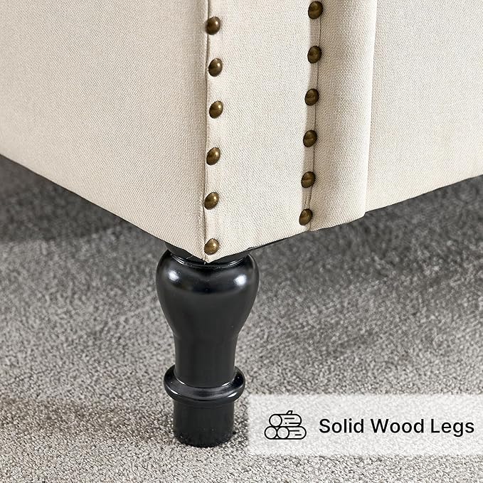 67" Storage Bench for Bedroom, Linen End of Bed