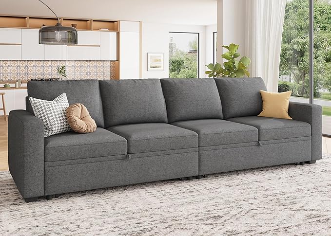 HONBAY Modular Sectional Sleeper Sofa Bed,
