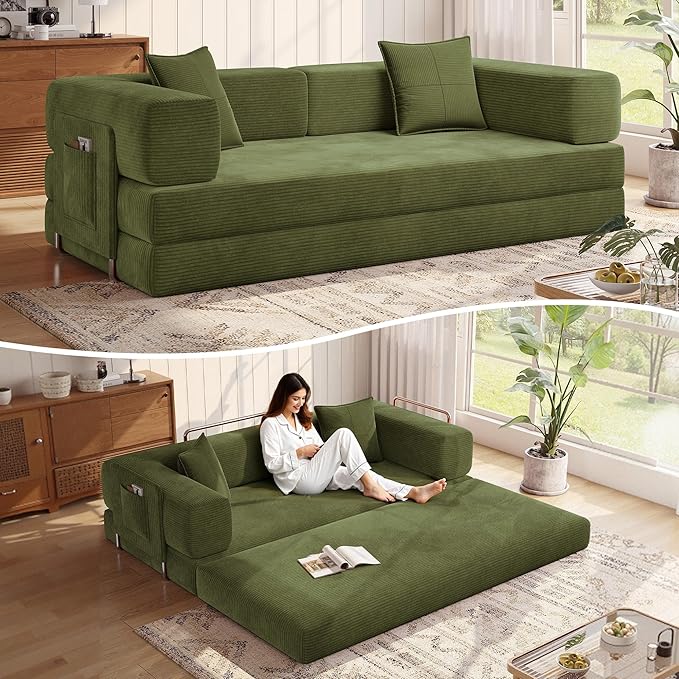 MoonSpeak 78.8''Sleeper Couch Bed