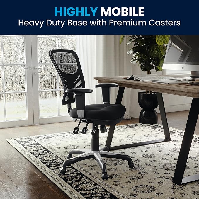 Flash Furniture Nicholas Mid-Back Swivel Desk Chair