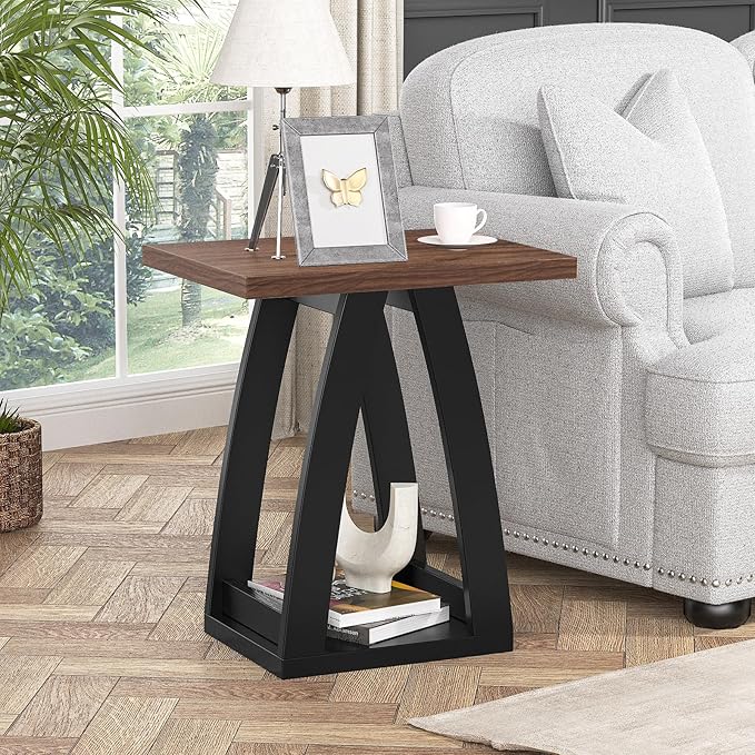FROMJBEST End Table, Side Table, Nightstand, Sofa Side Table