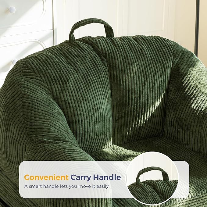 MAXYOYO Folding Sofa Bed with Backrest, Boneless Fold Out Couch Bed with Handle