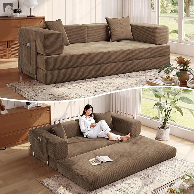 MoonSpeak 78.8''Sleeper Couch Bed